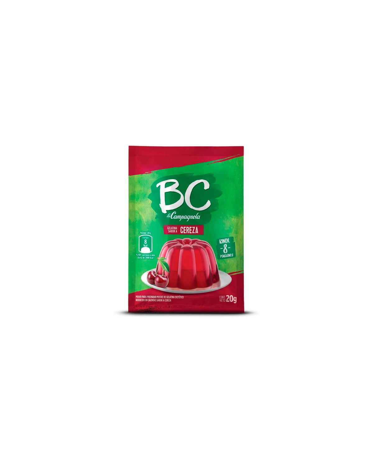 Gelatina BC La Campagnola Cereza 20 Gr